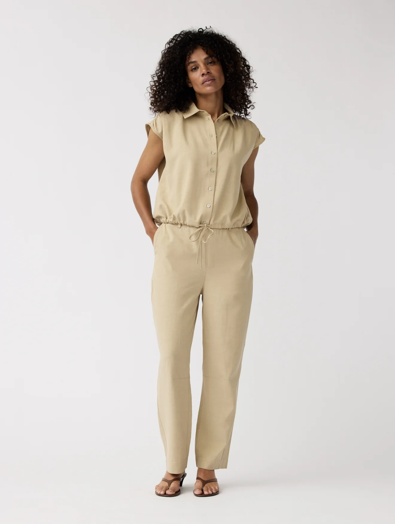 Alchemist Z26 Flora blouse SB0116 sand