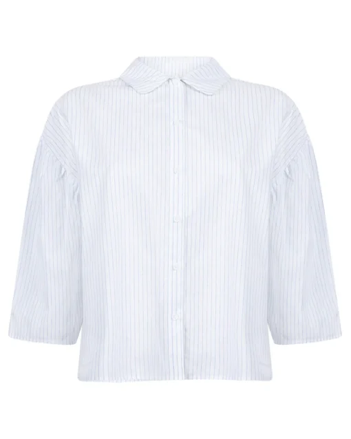 Alternative view of Another-Label Chianna shirt blue white stripe