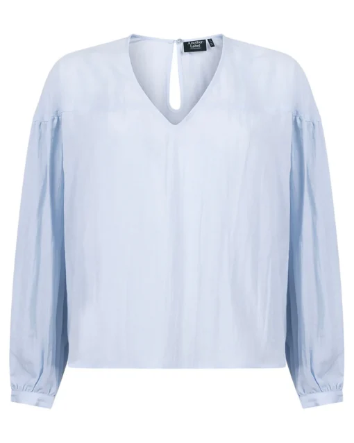 Alternative view of Another-Label Florence top light blue