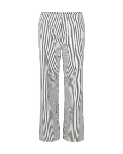 Alternative view of Another-Label Lela stripe pants black parchment stripe