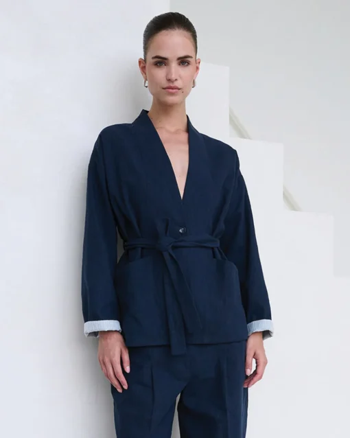 Another-Label Perrine jacket night sky