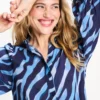 pom amsterdam blouses blouse animal blue 1217942681