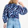 pom amsterdam blouses blouse animal blue 1217942682
