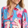 pom amsterdam blouses blouse urban flora stripe 1220879056