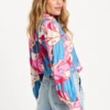 pom amsterdam blouses blouse urban flora stripe 1220879058