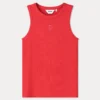 pom amsterdam tops tanktop rib bloom red 1217942657