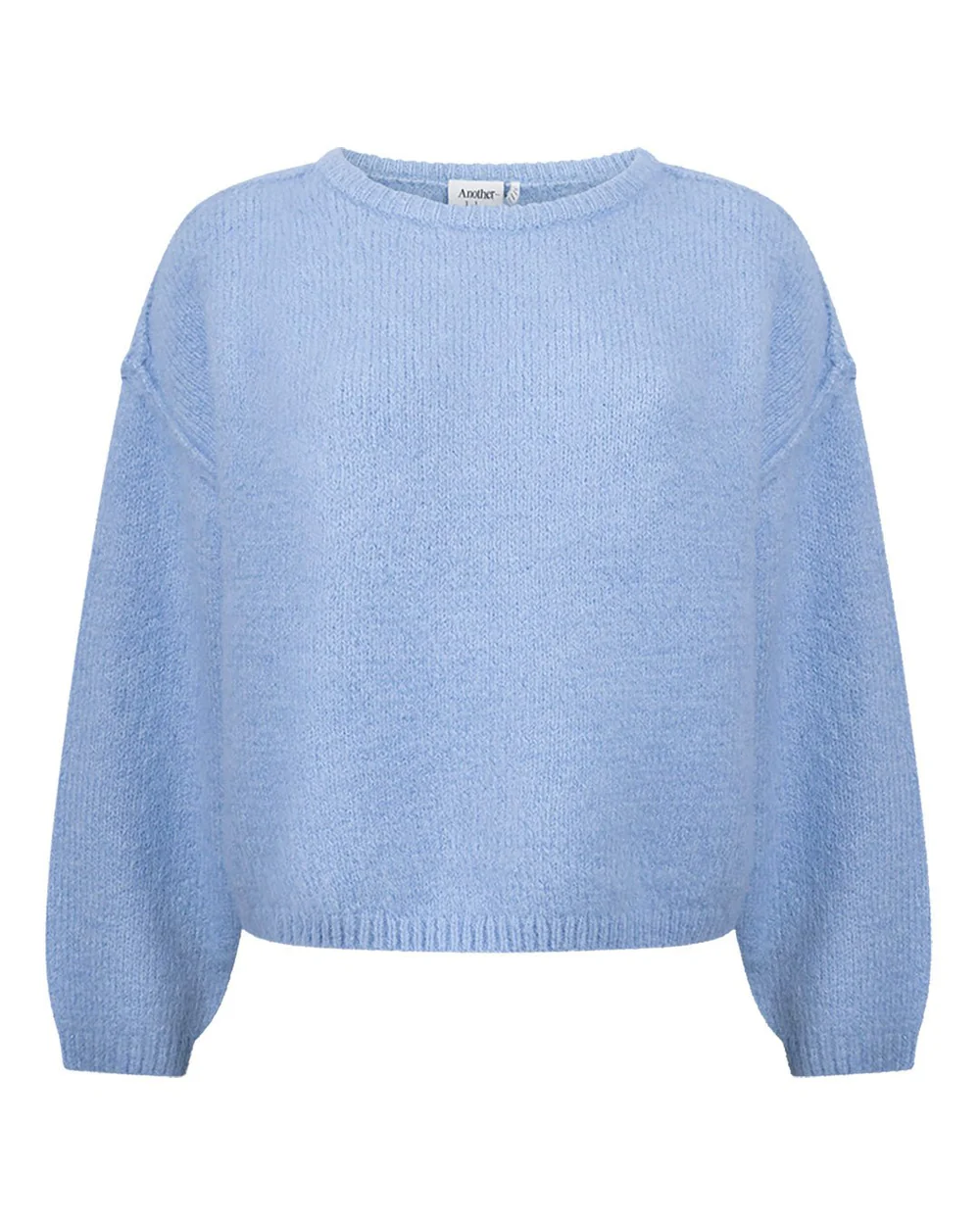 Another-Label Roxane knitted pull sky blue - Afbeelding 2