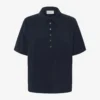My Essential Wardrobe Mindy polo tee dark sapphir blue - Afbeelding 2