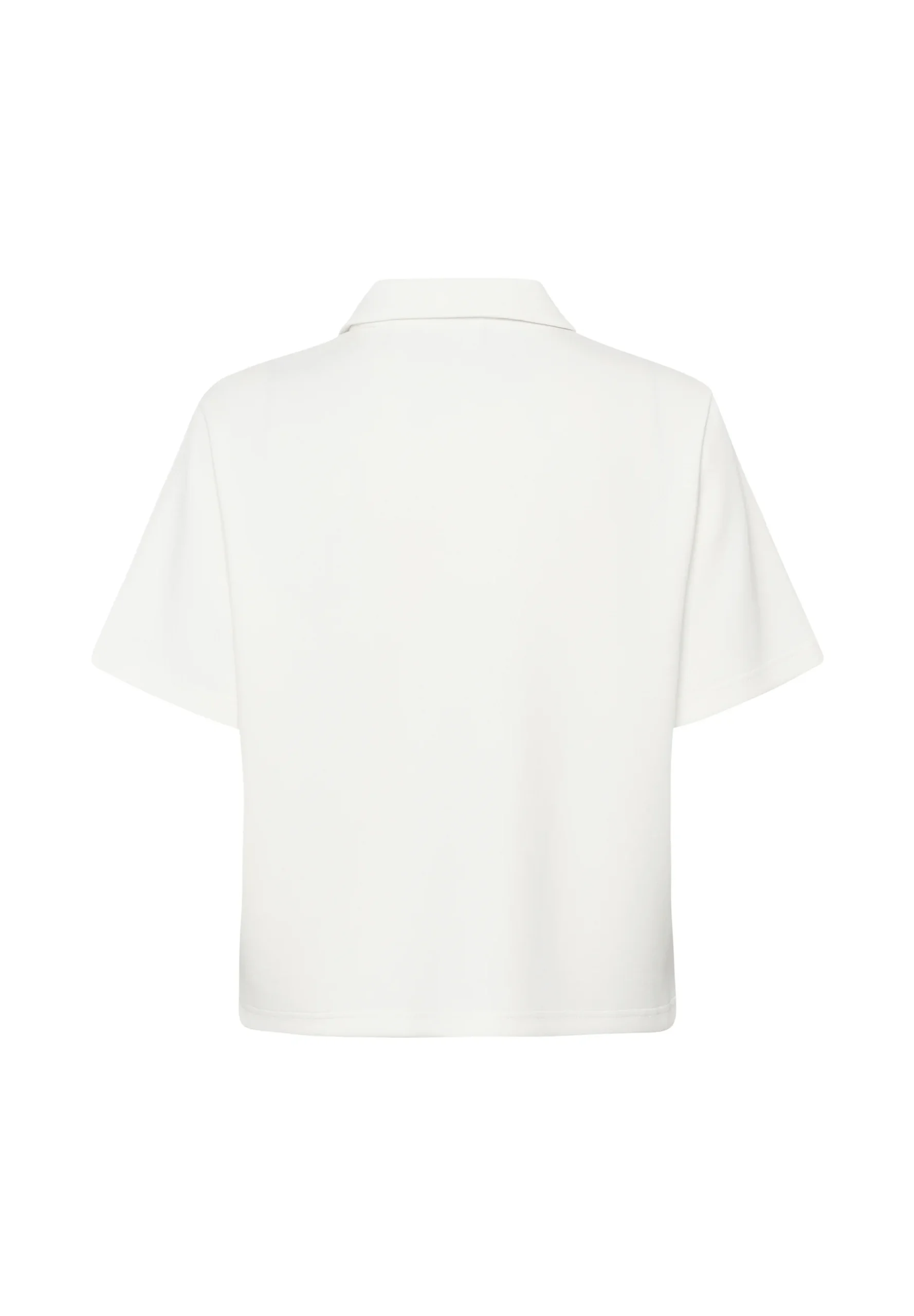 My Essential Wardrobe Helle Polo tee snow white - Afbeelding 4