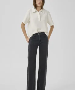 My Essential Wardrobe Helle Polo tee snow white