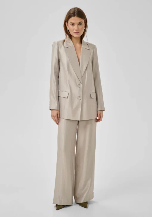 My Essential Wardrobe Shine Blazer moonstruck