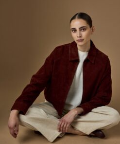Alternative view of JcSophie Z26 Leyton jacket maroon