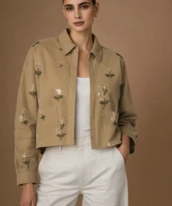 Alternative view of JcSophie Z26 Laura jacket army green