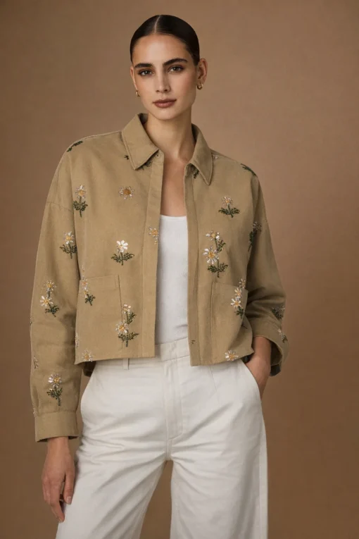 Alternative view of JcSophie Z26 Laura jacket army green