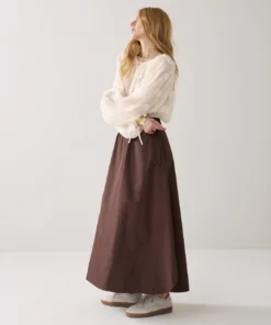 Summum 6s1357 Skirt taft light coffee