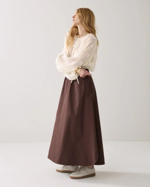 Summum 6s1357 Skirt taft light coffee