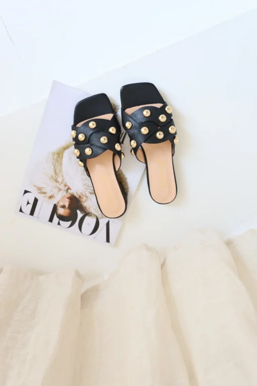 Alternative view of Babouche Sabien-2 black