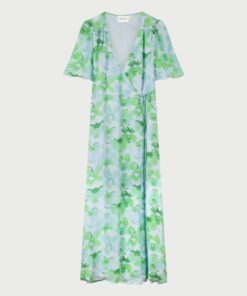 Alternative view of Fabienne Chapot Denise dress light blue/green
