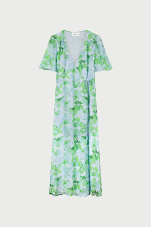 Alternative view of Fabienne Chapot Denise dress light blue/green
