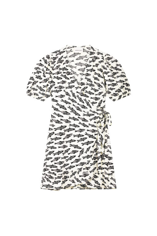 Alternative view of Fabienne Chapot Ariel dress cosy white/black