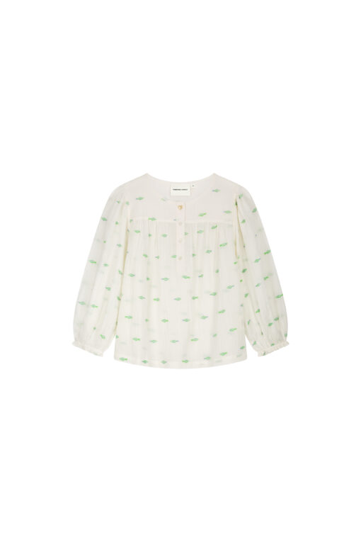 Alternative view of Fabienne Chapot Bindi top cosy white /green