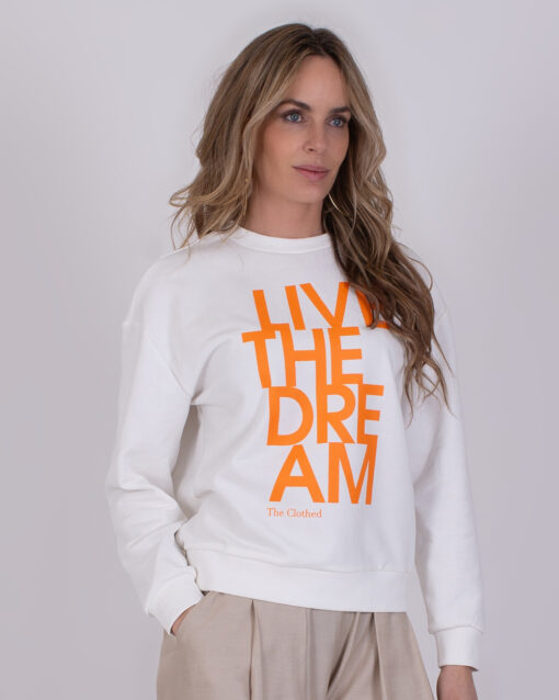 Alternative view of The Clothed Capri sweater off white