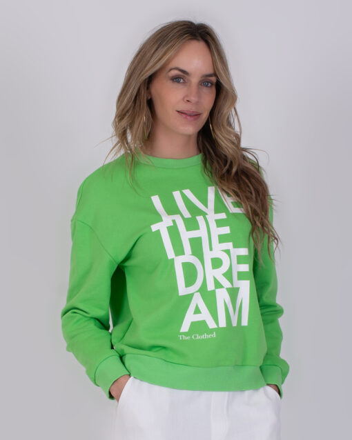 Alternative view of The Clothed Capri sweater sea green