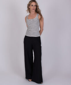 The Clothed Felize top black-offwhite