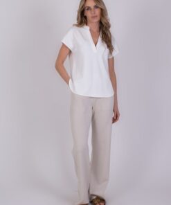 The Clothed Laval top off white