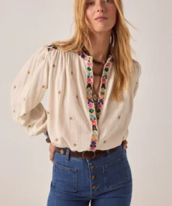 Maison Hotel blouse udaipur Cleo off white