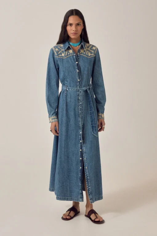 Maison Hotel dress arizona Amelia blue haze