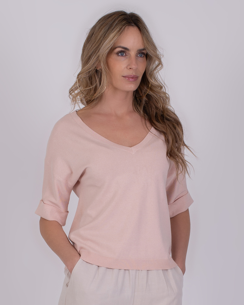 The Clothed Pylos knit old pink - Afbeelding 3