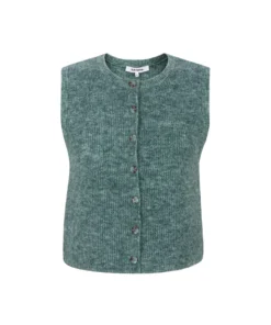 Alternative view of Soft Rebels Z26 Alliy vest knit 226-201 abyss melange