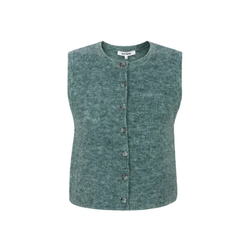 Alternative view of Soft Rebels Z26 Alliy vest knit 226-201 abyss melange