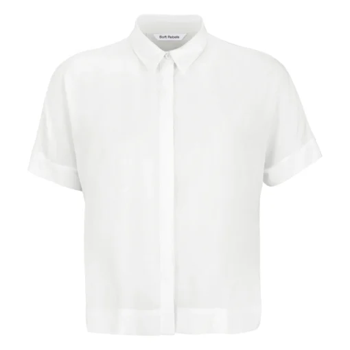 Alternative view of Soft Rebels Z26 Freedom ss shirt 321-747 snow white