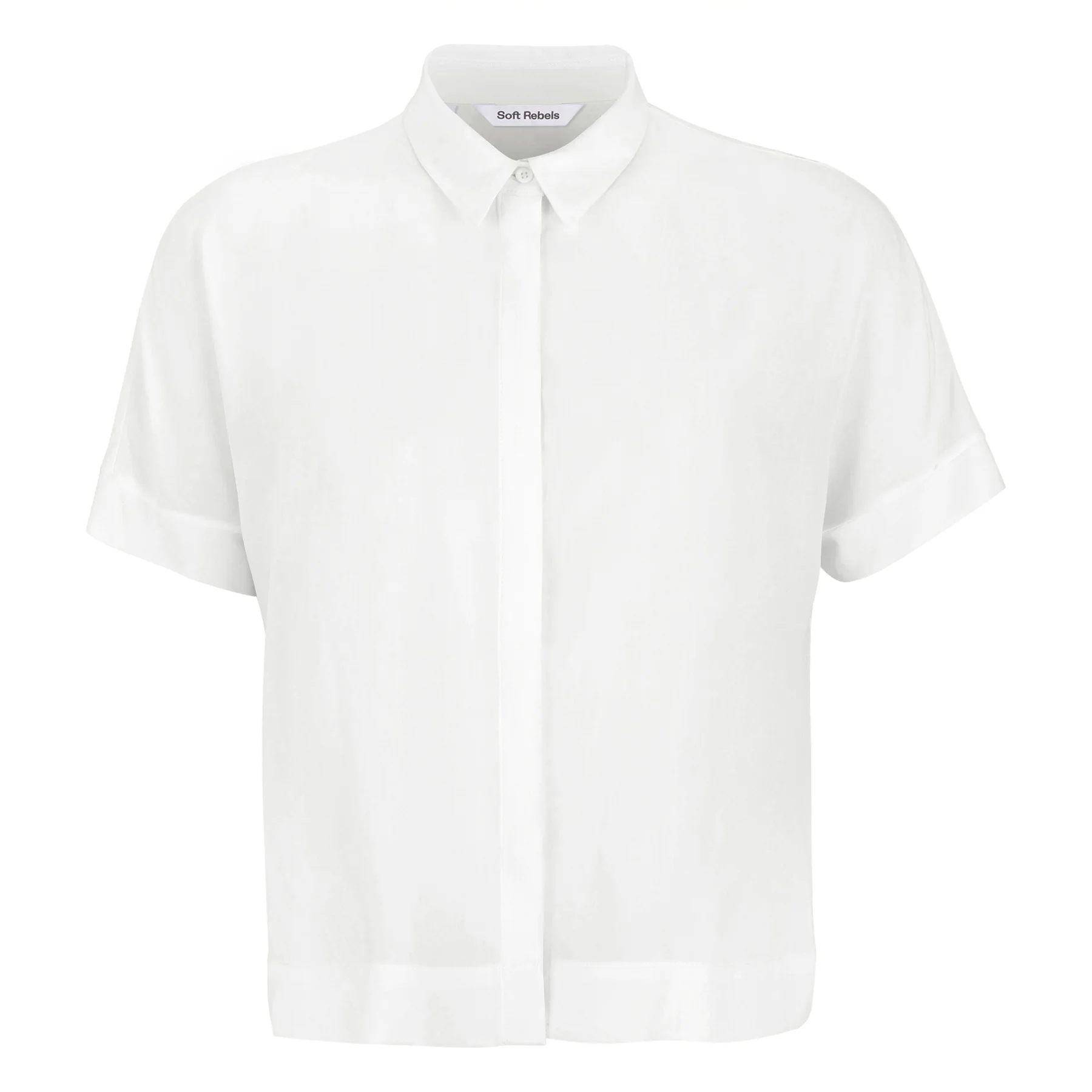 Soft Rebels Z26 Freedom ss shirt 321-747 snow white - Afbeelding 2