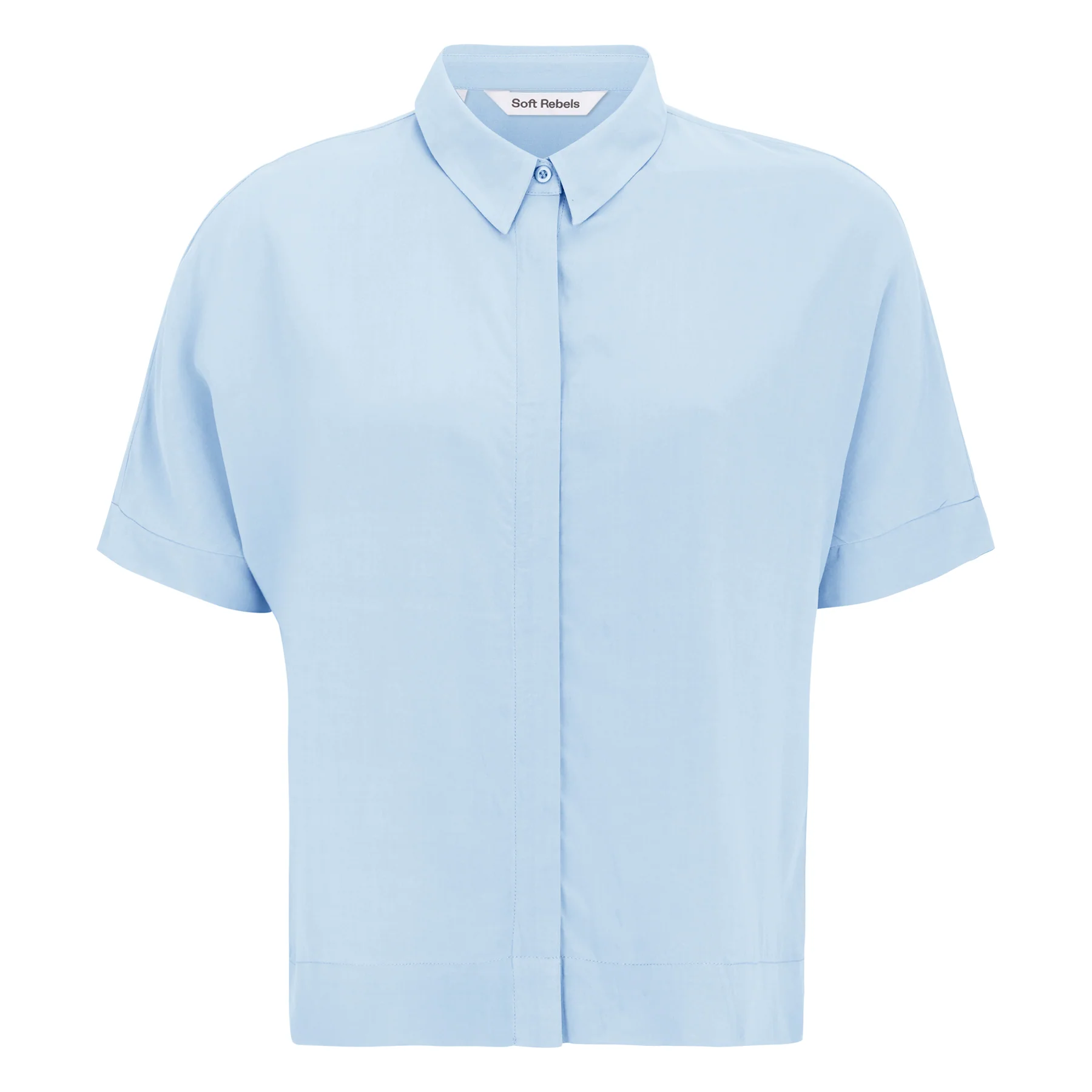 Soft Rebels Z26 Freedom ss shirt 321-747 cashmere blue - Afbeelding 2