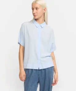 Soft Rebels Z26 Freedom ss shirt 321-747 cashmere blue