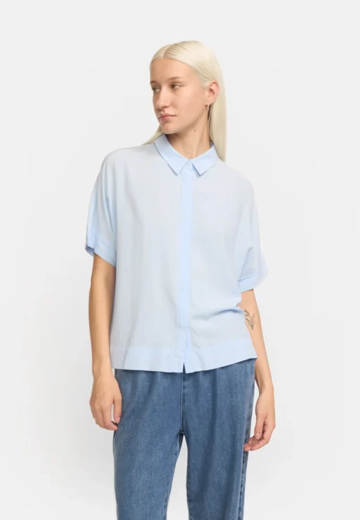 Soft Rebels Z26 Freedom ss shirt 321-747 cashmere blue