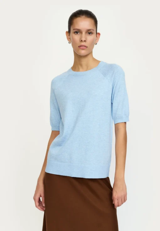 Soft Rebels Z26 Marla o-neck knit 320-200 windsurfer melange