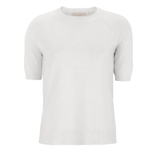 Alternative view of Soft Rebels Z26 Marla o-neck knit 320-200 snow white