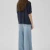 My Essential Wardrobe Mindy polo tee dark sapphir blue - Afbeelding 6