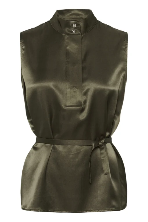 My Essential Wardrobe Estelle top major brown