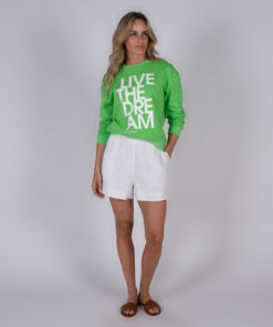 The Clothed Capri sweater sea green