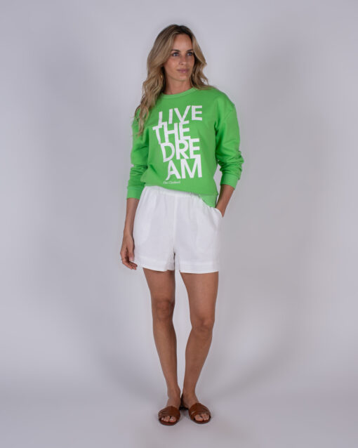 The Clothed Capri sweater sea green