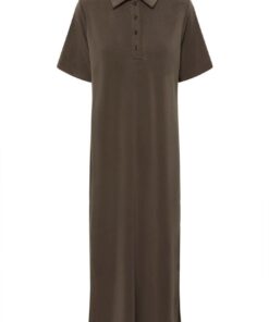 Alternative view of My Essential Wardrobe Helle polo long dress major brown