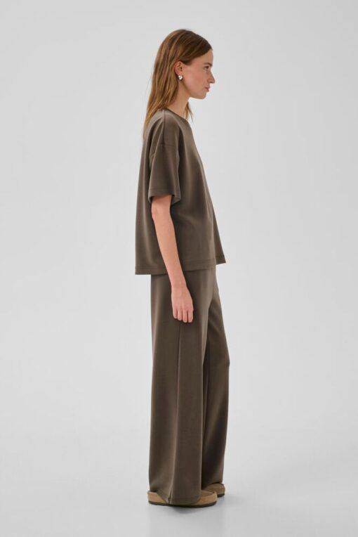 My Essential Wardrobe Helle wide pant major brown long