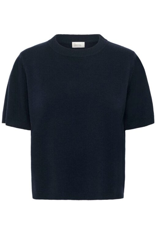 Alternative view of My Essential Wardrobe Jola knit pullover ss dark sapphire blue