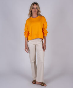 The Clothed York sweater spectra orange