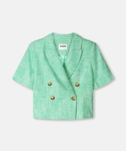 Alternative view of Pom Amsterdam blazer Palm Green SP9572 green